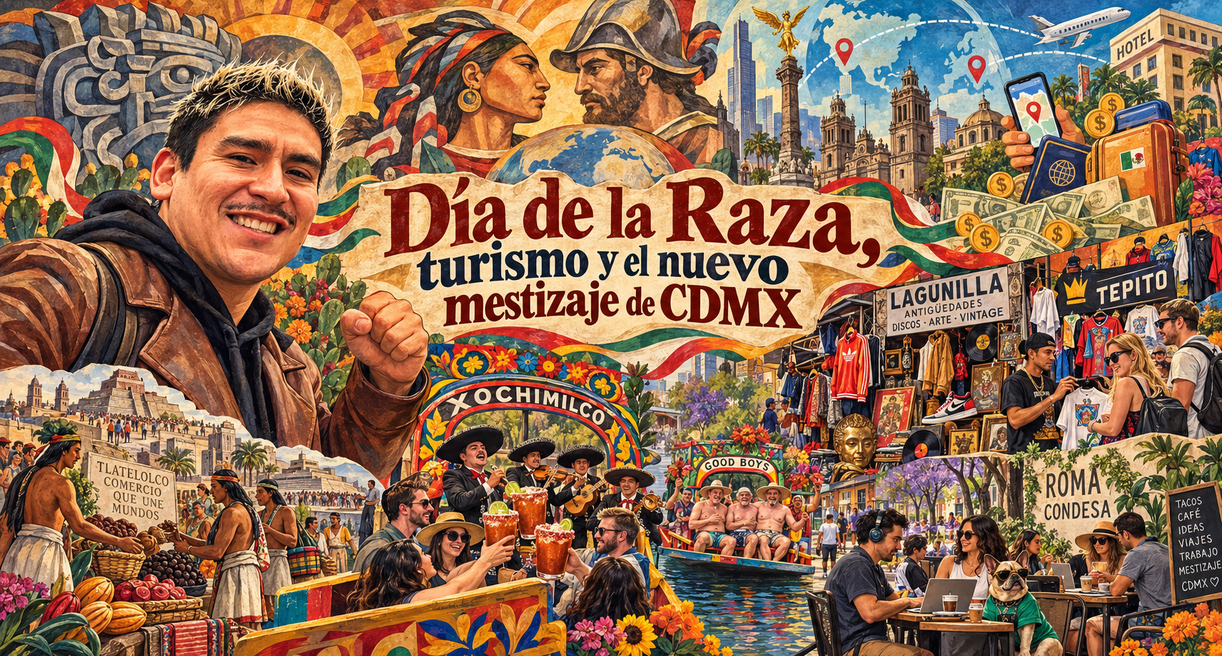 Día de la Raza, turismo y el nuevo mestizaje de CDMX