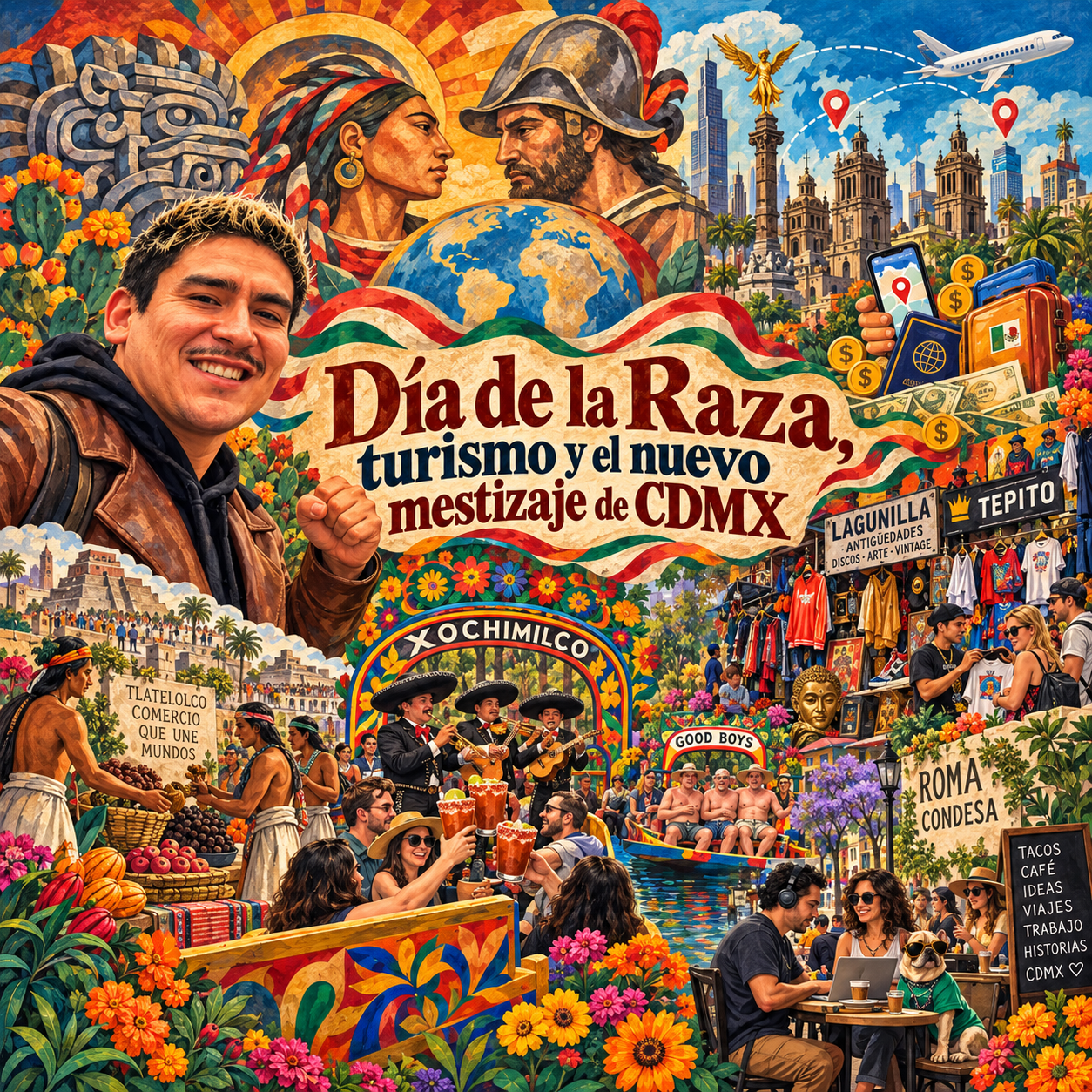 Día de la Raza, turismo y el nuevo mestizaje de CDMX